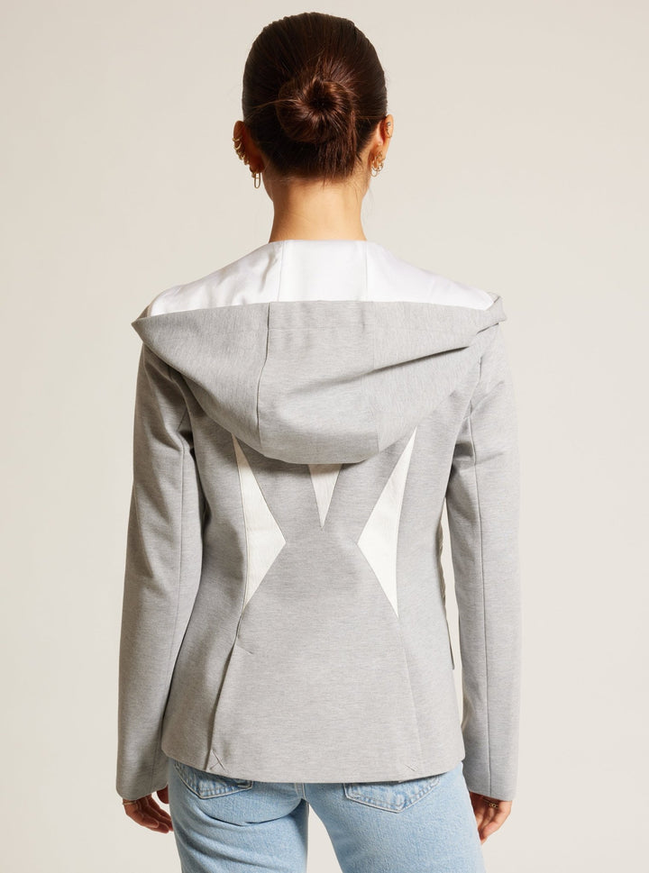 GAYATRI HOODED BLAZER - Blanc Noir Online Store