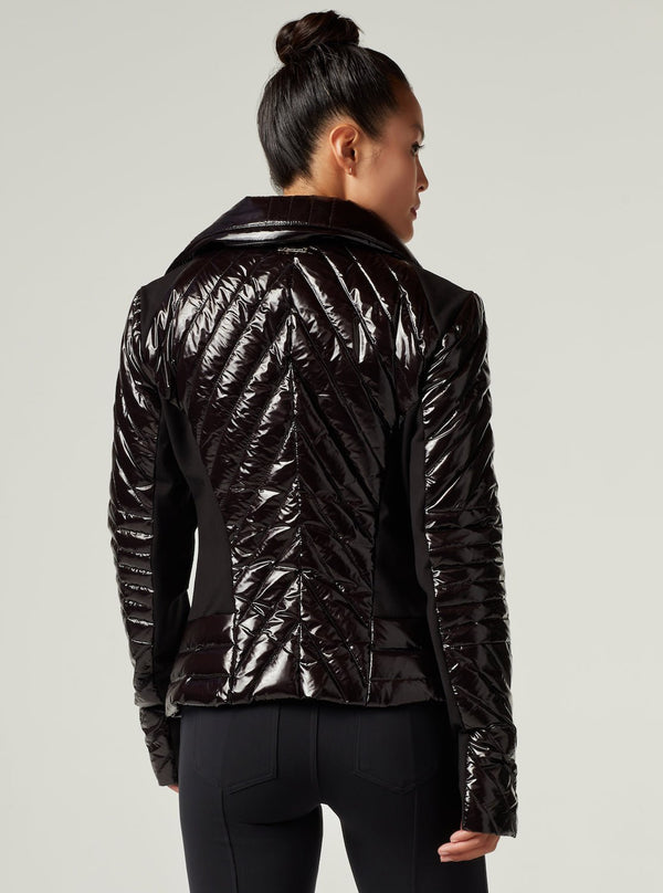 Gold Motion Panel Puffer - Blanc Noir Online Store