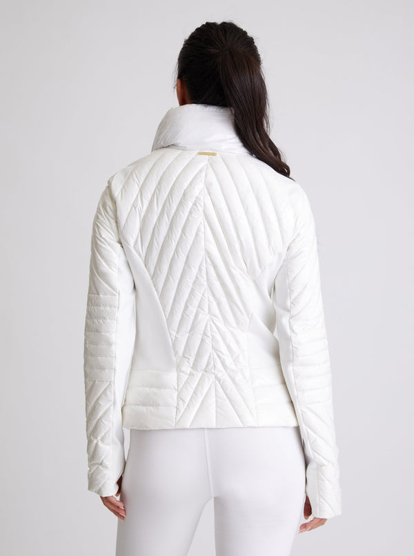 Gold Motion Panel Puffer - Blanc Noir Online Store