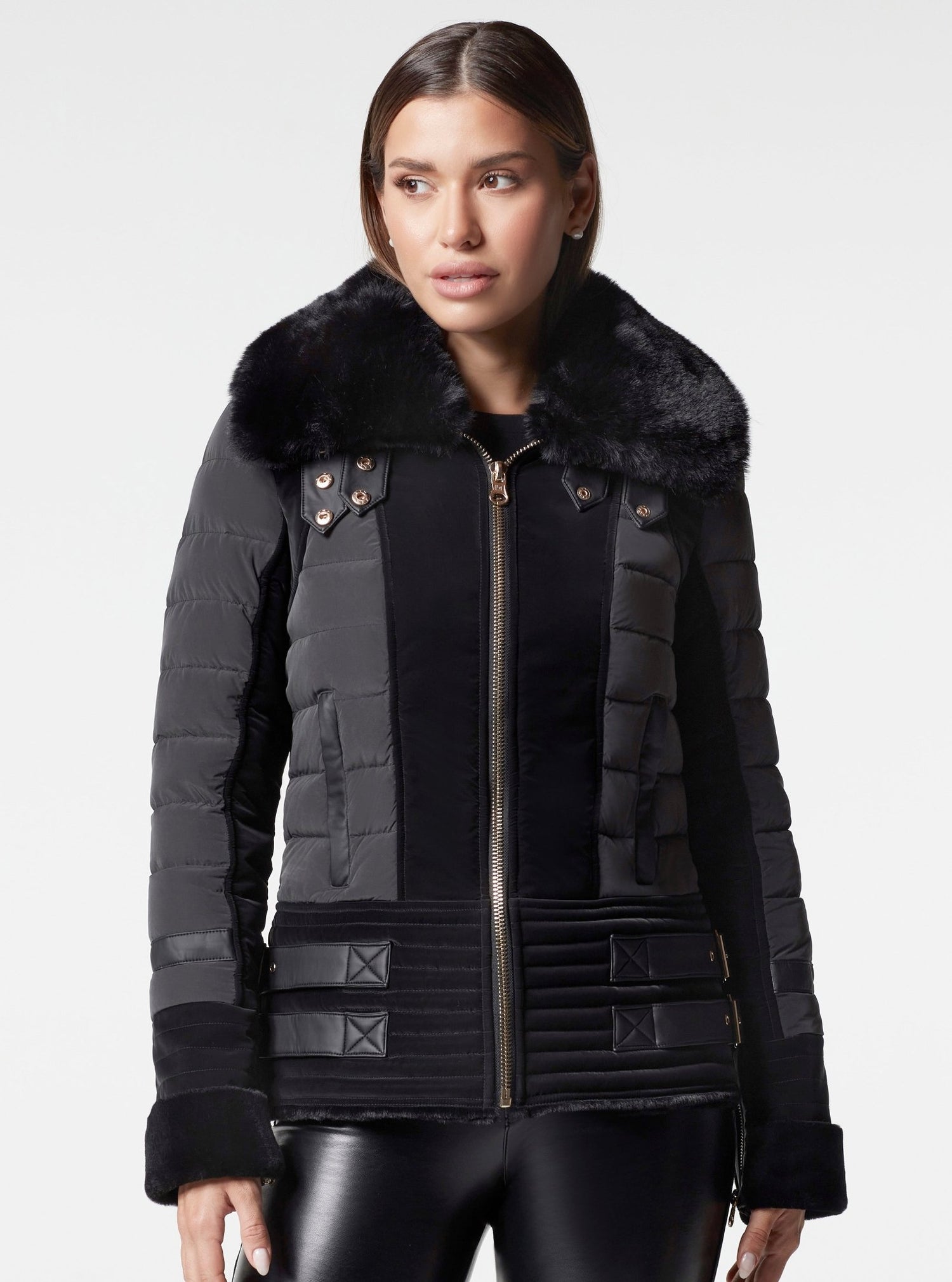 Moto Puffer Jacket main image 0
