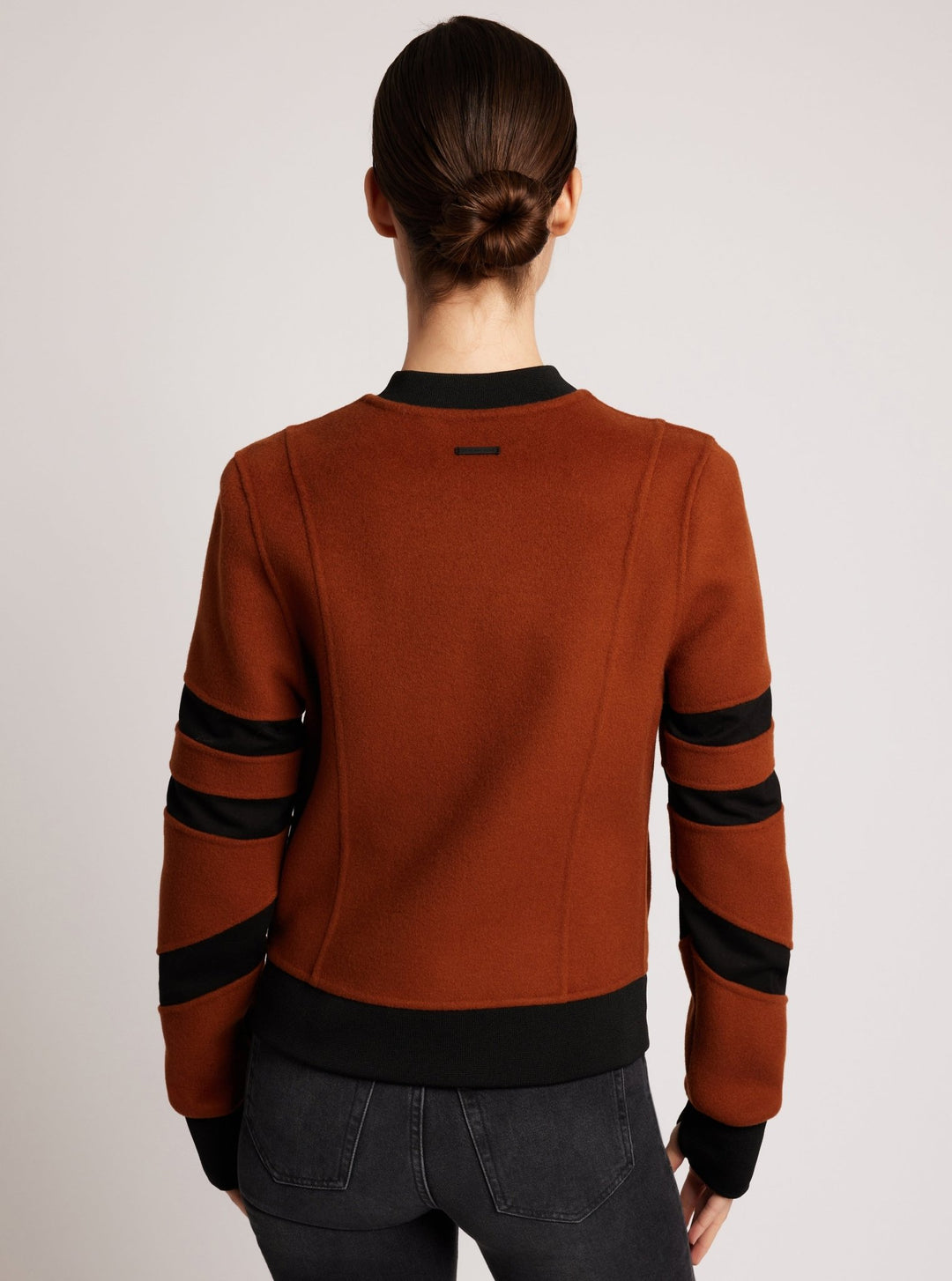 Handmade Wool Bomber - Blanc Noir Online Store