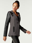 HOODED BLAZER - Blanc Noir Online Store