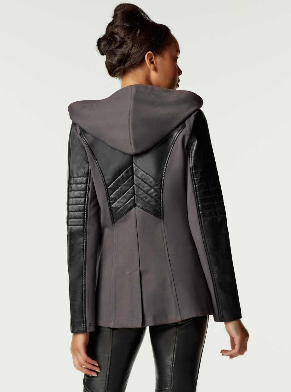 HOODED BLAZER - Blanc Noir Online Store