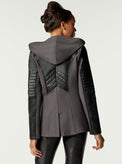 HOODED BLAZER - Blanc Noir Online Store