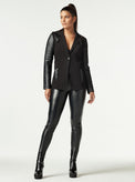 Hooded Blazer - Black - Blanc Noir Online Store