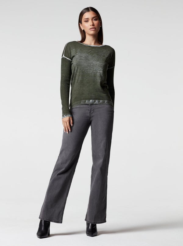 HUNTRESS BOYFRIEND SWEATER - Blanc Noir Online Store