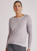 HUNTRESS BOYFRIEND SWEATER - Blanc Noir Online Store