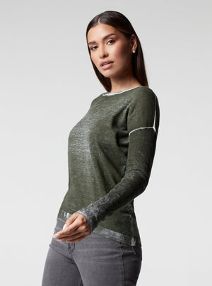 HUNTRESS BOYFRIEND SWEATER - Blanc Noir Online Store