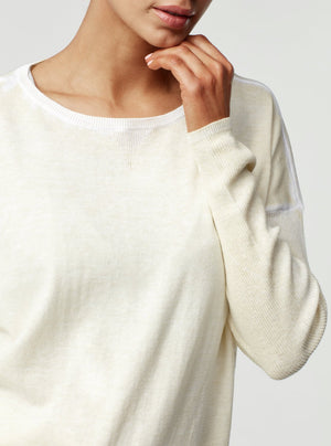 HUNTRESS BOYFRIEND SWEATER - Blanc Noir Online Store