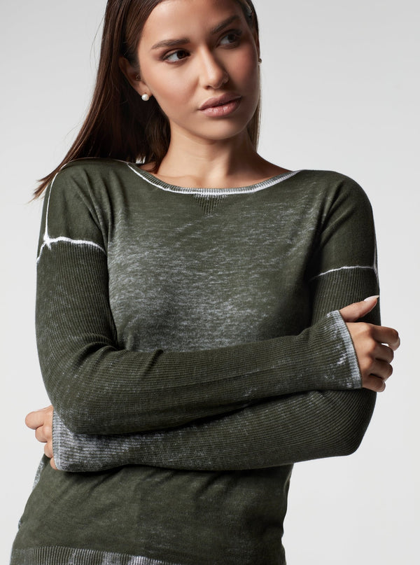 HUNTRESS BOYFRIEND SWEATER - Blanc Noir Online Store