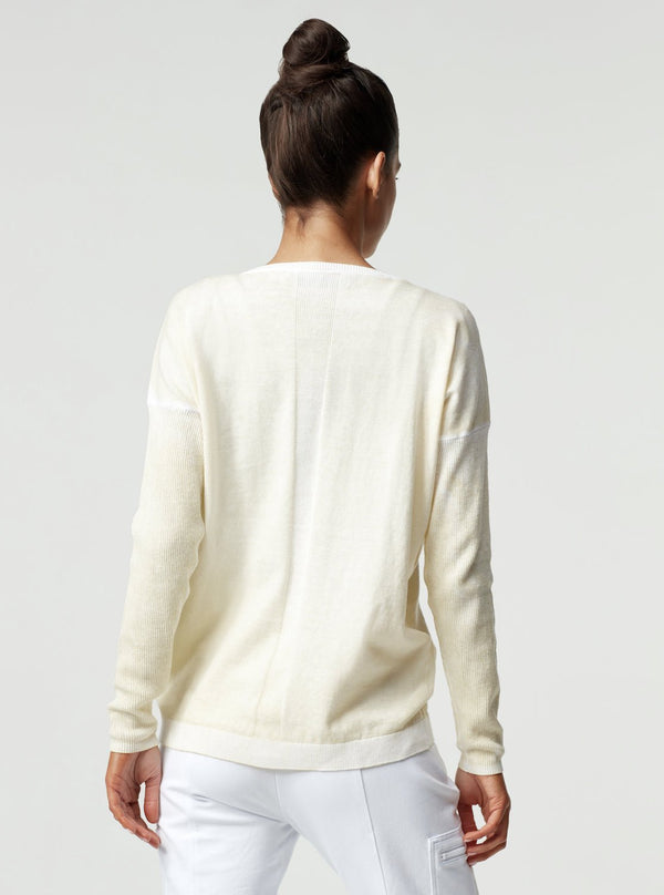 HUNTRESS BOYFRIEND SWEATER - Blanc Noir Online Store