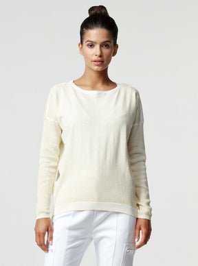 HUNTRESS BOYFRIEND SWEATER - Blanc Noir Online Store