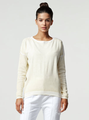 HUNTRESS BOYFRIEND SWEATER - Blanc Noir Online Store