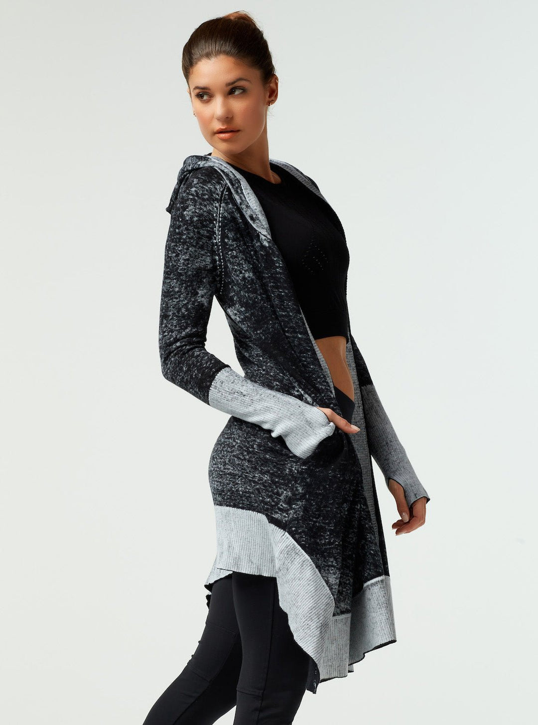 Huntress Cardigan - Black - Blanc Noir Online Store