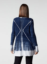 HUNTRESS DRAPE FRONT CARDIGAN - Blanc Noir Online Store