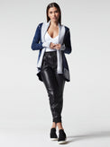 HUNTRESS DRAPE FRONT CARDIGAN - Blanc Noir Online Store