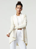 HUNTRESS DRAPE FRONT CARDIGAN - Blanc Noir Online Store