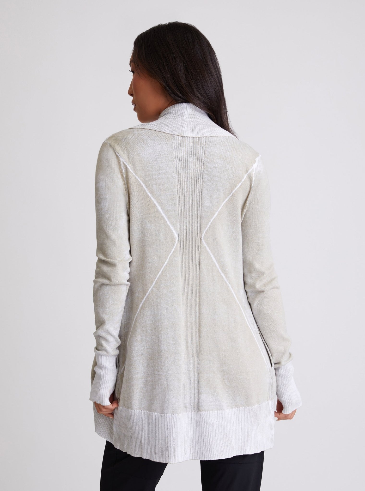 Huntress Drape Front Cardigan - Blanc Noir Online Store