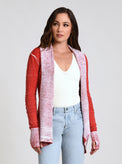 Huntress Drape Front Cardigan - Blanc Noir Online Store