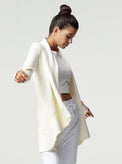 HUNTRESS DRAPE FRONT CARDIGAN - Blanc Noir Online Store