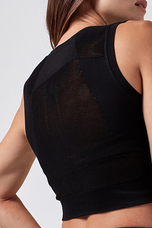 Infinity Crop - Black - Blanc Noir Online Store