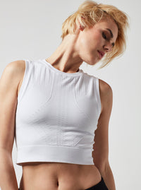 Infinity Crop - White - Blanc Noir Online Store