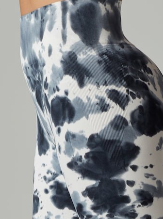 Infinity Hi Rise Workout Legging- Grey Tie Dye FINAL SALE - Blanc Noir Online Store