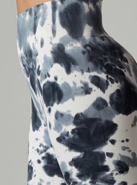 Infinity Hi Rise Workout Legging- Grey Tie Dye FINAL SALE - Blanc Noir Online Store