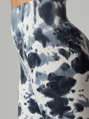 Infinity Hi Rise Workout Legging- Grey Tie Dye FINAL SALE