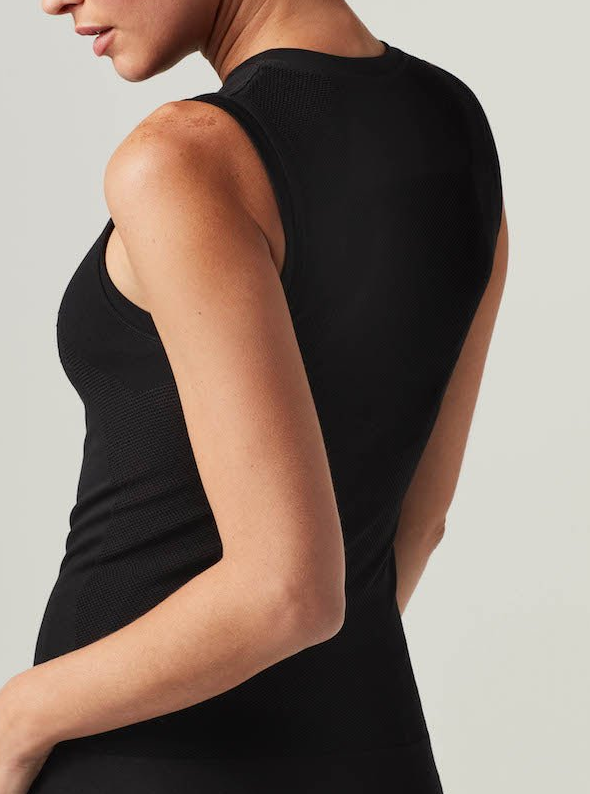 Infinity Compression Tank Top - Black