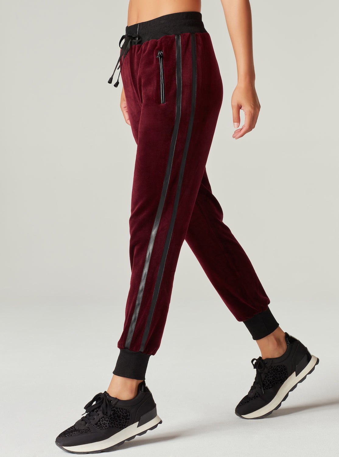 Interpol Velour Jogger - FINAL SALE - Blanc Noir Online Store