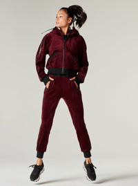 Interpol Velour Jogger - FINAL SALE - Blanc Noir Online Store