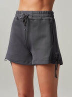 LACE UP SHORTS - Blanc Noir Online Store