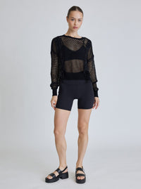 LACE UP SWEATSHIRT - Blanc Noir Online Store