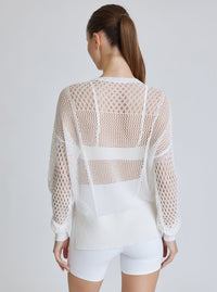 LACE UP SWEATSHIRT - Blanc Noir Online Store