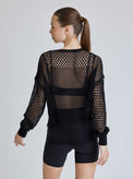 LACE UP SWEATSHIRT - Blanc Noir Online Store