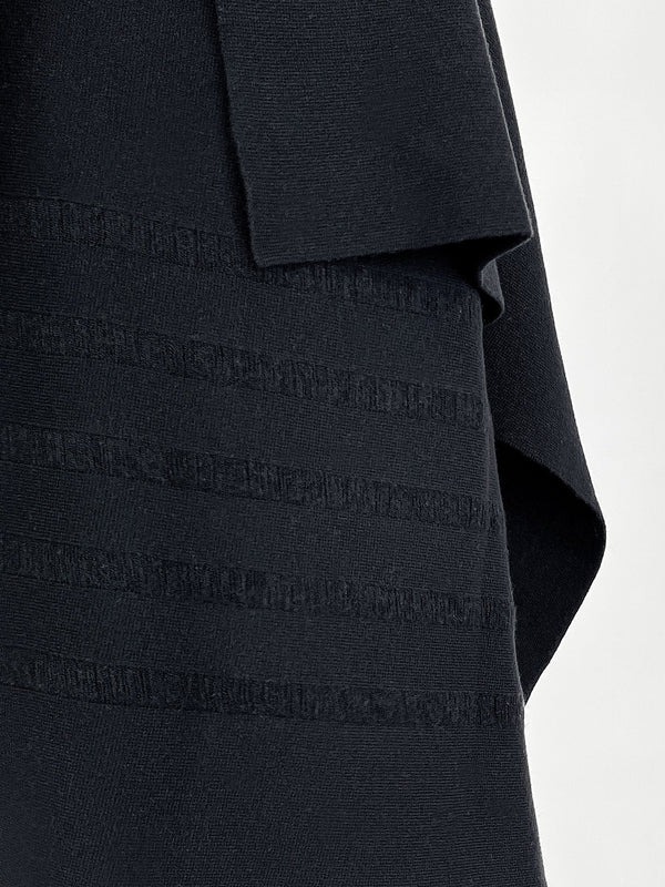 LIMINAL DRAPE FRONT SWEATER - FINAL SALE - Blanc Noir Online Store