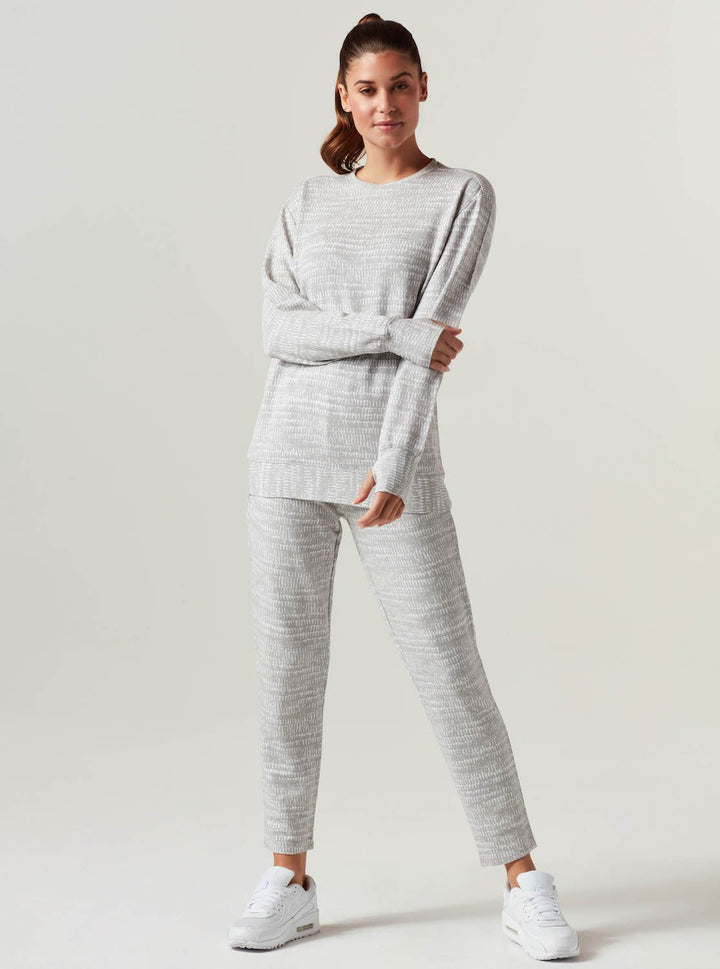 LUXE FLEECE SWEATSHIRT - Blanc Noir Online Store