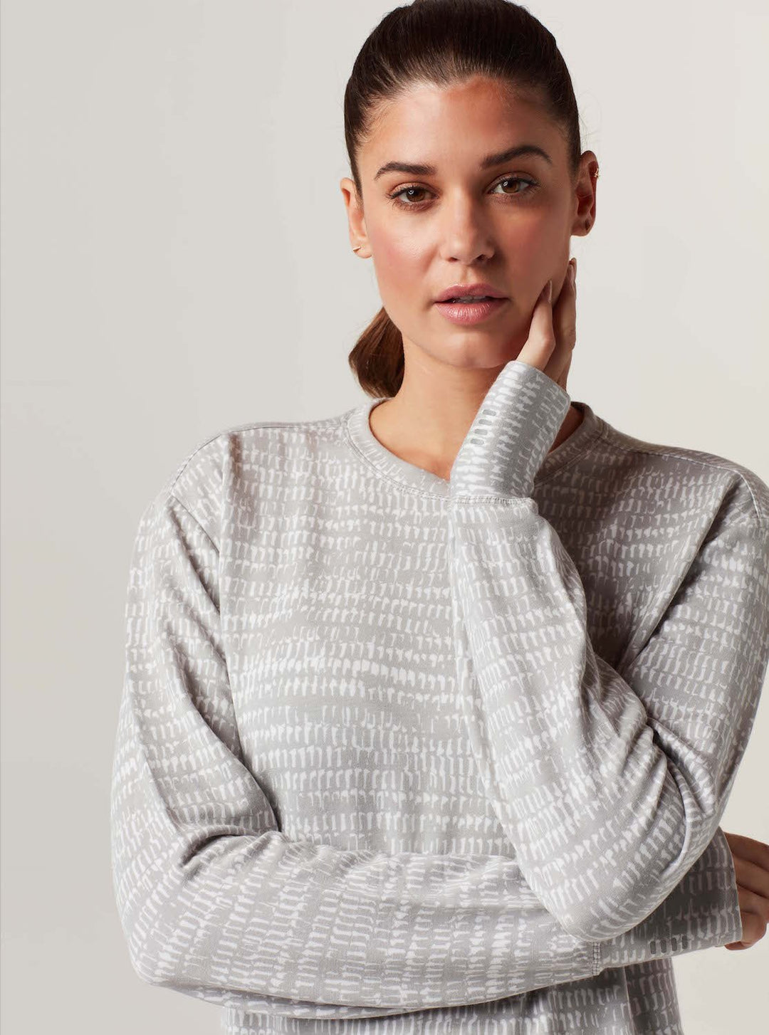 LUXE FLEECE SWEATSHIRT - Blanc Noir Online Store