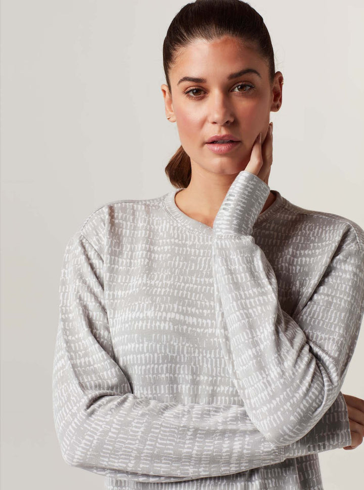 LUXE FLEECE SWEATSHIRT - Blanc Noir Online Store