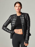 MESH INSET BOMBER - Blanc Noir Online Store