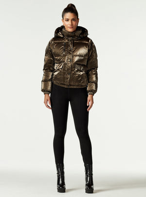 Mont Ventoux Puffer Jacket with Down Fill - Blanc Noir Online Store