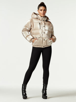 Mont Ventoux Puffer Jacket with Down Fill - Blanc Noir Online Store