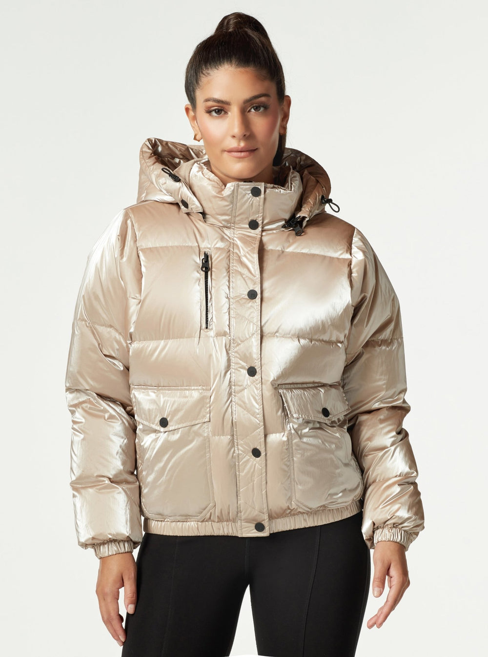 Mont Ventoux Puffer Jacket with Down Fill - Blanc Noir Online Store