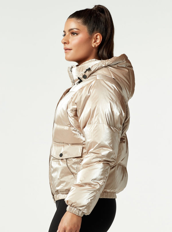 Mont Ventoux Puffer Jacket with Down Fill - Blanc Noir Online Store