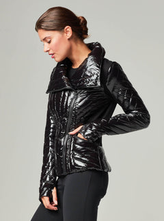 MOTION PANEL PUFFER SHINY - Down Filled - Blanc Noir Online Store