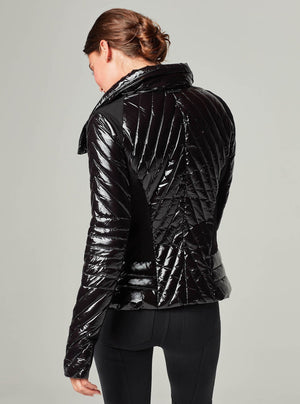 MOTION PANEL PUFFER SHINY - Down Filled - Blanc Noir Online Store
