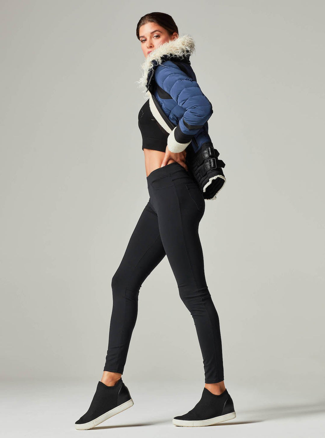 MOTO AVIATOR PUFFER - Down Filled - Blanc Noir Online Store