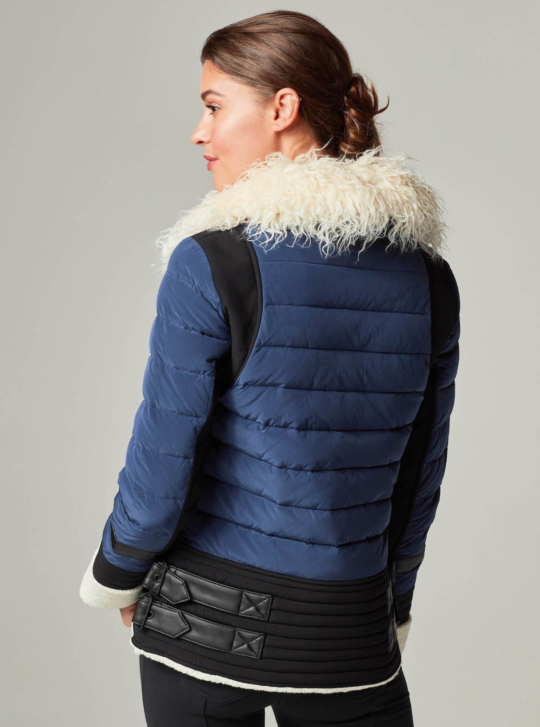 MOTO AVIATOR PUFFER - Down Filled - Blanc Noir Online Store