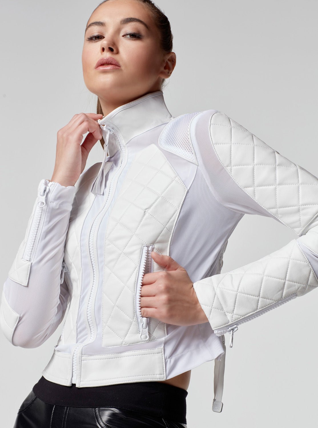 MOTO JACKET - Blanc Noir Online Store